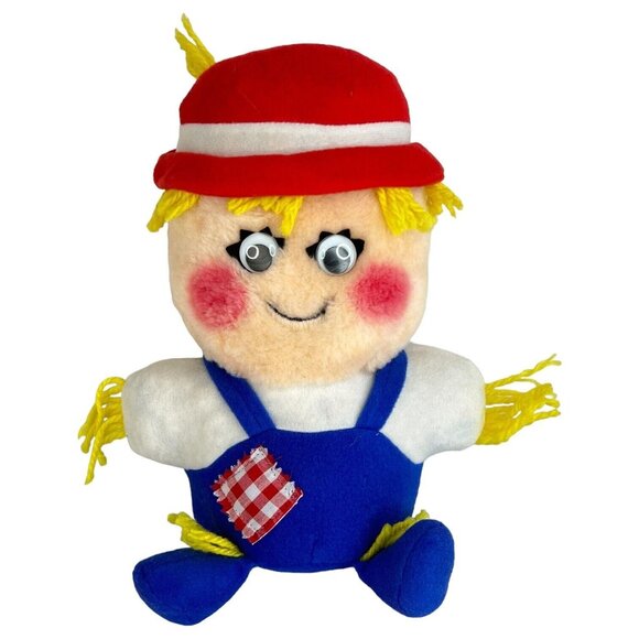 Other - 1983 Del Monte Shoo-Shoo Scarecrow Plush Country Yumkins Stuffed Animal 12" VTG